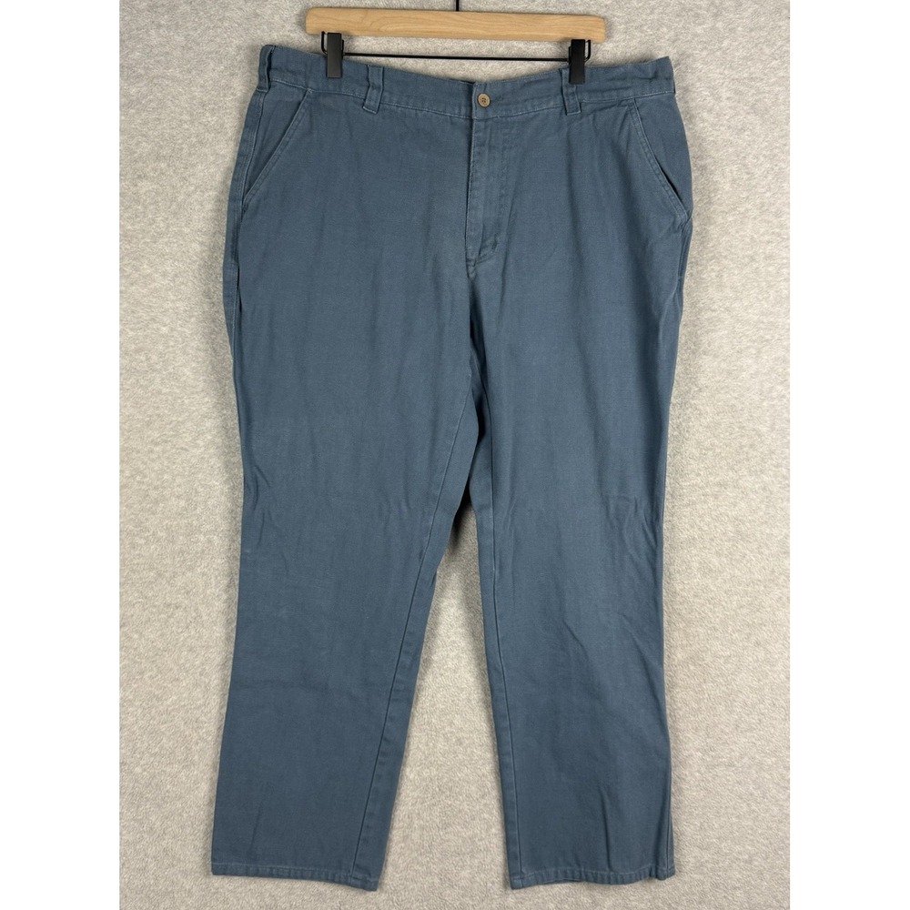 Southern Marsh Pants Mens 36x32 Blue Twill Chino‎ Preppy 100% Cotton